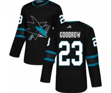 Adidas San Jose Sharks #23 Barclay Goodrow Authentic Black Alternate NHL Jersey