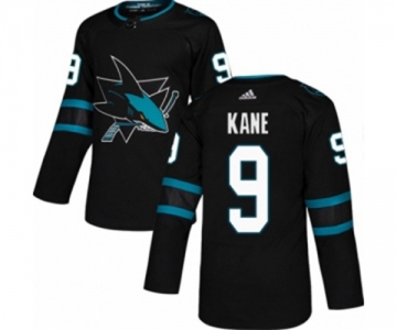 Adidas San Jose Sharks #9 Evander Kane Authentic Black Alternate NHL Jersey