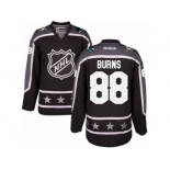 Men's Reebok San Jose Sharks #88 Brent Burns Authentic Black Pacific Division 2017 All-Star NHL Jersey