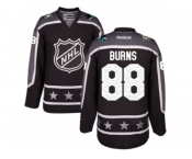 Men's Reebok San Jose Sharks #88 Brent Burns Authentic Black Pacific Division 2017 All-Star NHL Jersey