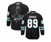 Men's Reebok San Jose Sharks #89 Mikkel Boedker Authentic Black Third NHL Jersey