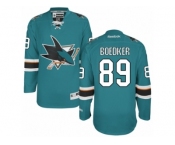 Men's Reebok San Jose Sharks #89 Mikkel Boedker Authentic Teal Green Home NHL Jersey