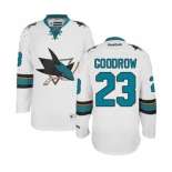 Reebok San Jose Sharks #23 Barclay Goodrow Authentic White Away NHL Jersey