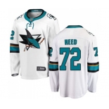 San Jose Sharks #72 Tim Heed Fanatics Branded White Away Breakaway NHL Jersey