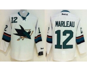 nhl jerseys san jose sharks #12 marleau white[2014 new stadium]