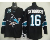 nhl jerseys san jose sharks #16 setoguchi black