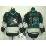 nhl jerseys san jose sharks #19 joe thornton black(C)