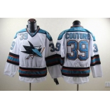 nhl jerseys san jose sharks #39 couture white