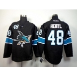 nhl jerseys san jose sharks #48 hertl black