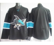 nhl jerseys san jose sharks blank black