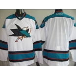 nhl jerseys san jose sharks blank jersey white