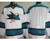 nhl jerseys san jose sharks blank jersey white