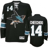 nhl san jose sharks #14 cheechoo black