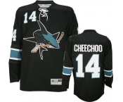 nhl san jose sharks #14 cheechoo black