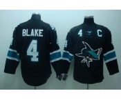 nhl san jose sharks #4 blake black