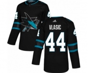 Youth Adidas San Jose Sharks #44 Marc-Edouard Vlasic Authentic Black Alternate NHL Jersey