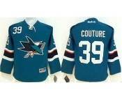 youth nhl jerseys san jose sharks #39 couture green