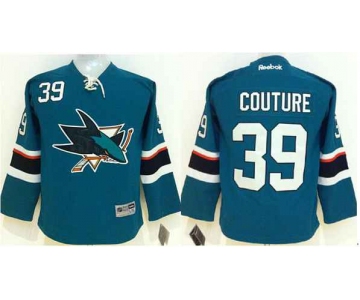 youth nhl jerseys san jose sharks #39 couture green