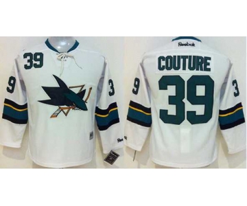 youth nhl jerseys san jose sharks #39 couture white