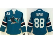 youth nhl jerseys san jose sharks #88 burns green