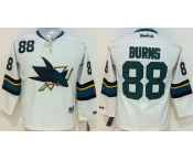 youth nhl jerseys san jose sharks #88 burns white