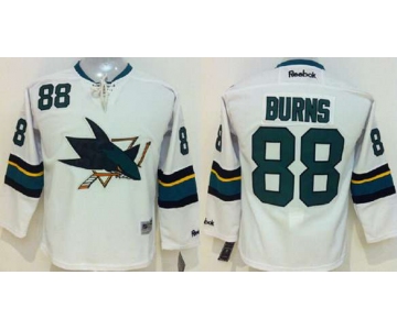 youth nhl jerseys san jose sharks #88 burns white