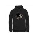 Men's San Jose Sharks Black Rink Warrior Pullover Hoodie