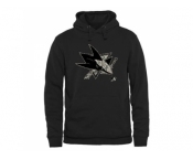 Men's San Jose Sharks Black Rink Warrior Pullover Hoodie