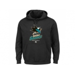 San Jose Sharks Majestic Black Critical Victory VIII Pullover Hoodie