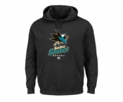 San Jose Sharks Majestic Black Critical Victory VIII Pullover Hoodie