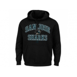 San Jose Sharks Majestic Black Heart & Soul Hoodie