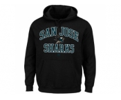 San Jose Sharks Majestic Black Heart & Soul Hoodie