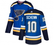 Adidas St. Louis Blues #10 Brayden Schenn Premier Royal Blue Home NHL Jersey