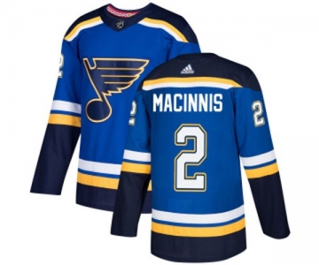 Adidas St. Louis Blues #2 Al Macinnis Premier Royal Blue Home NHL Jersey