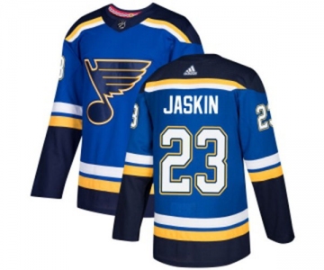 Adidas St. Louis Blues #23 Dmitrij Jaskin Premier Royal Blue Home NHL Jersey