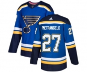 Adidas St. Louis Blues #27 Alex Pietrangelo Premier Royal Blue Home NHL Jersey