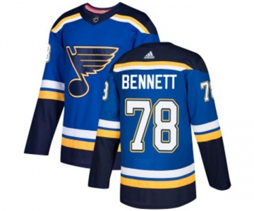 Adidas St. Louis Blues #78 Beau Bennett Premier Royal Blue Home NHL Jersey