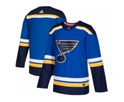 Men Adidas St. Louis Blues Blank Blue Home Authentic Stitched NHL Jersey