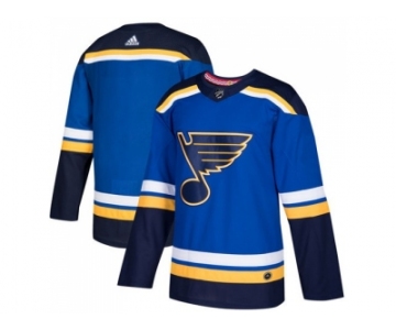 Men Adidas St. Louis Blues Blank Blue Home Authentic Stitched NHL Jersey