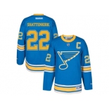 Men's Reebok St. Louis Blues #22 Kevin Shattenkirk 2017 Winter Classic Stitched NHL Jersey