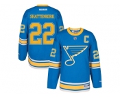 Men's Reebok St. Louis Blues #22 Kevin Shattenkirk 2017 Winter Classic Stitched NHL Jersey