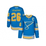 Men's Reebok St. Louis Blues #26 Paul Stastny 2017 Winter Classic Stitched NHL Jersey