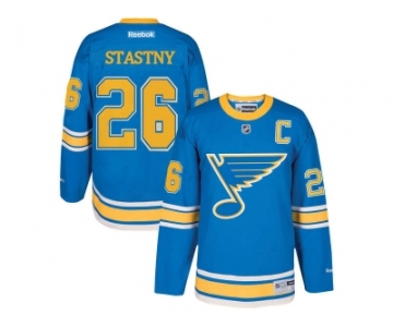 Men's Reebok St. Louis Blues #26 Paul Stastny 2017 Winter Classic Stitched NHL Jersey