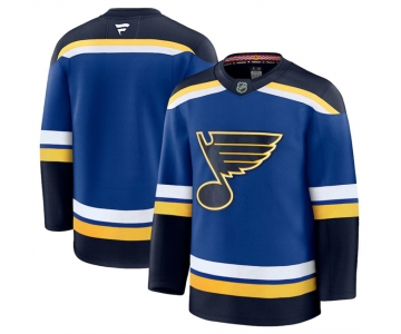 Men's St. Louis Blues Blank Blue 2024-25 Home Stitched Hockey Jersey