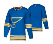 Men's St. Louis Blues Blank Blue Alternate Official Adidas Jersey