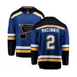 St. Louis Blues #2 Al Macinnis Fanatics Branded Royal Blue Home Breakaway NHL Jersey