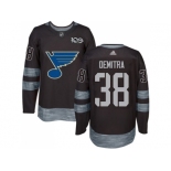 St. Louis Blues #38 Pavol Demitra Black 1917-2017 100th Anniversary Stitched NHL Jersey