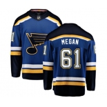 St. Louis Blues #61 Wade Megan Fanatics Branded Royal Blue Home Breakaway NHL Jersey