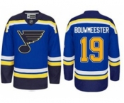 nhl jerseys st. louis blues #19 jay bouwmeester blue