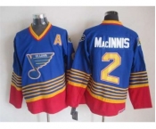 nhl jerseys st. louis blues #2 macinnis blue[patch A][2015 new]